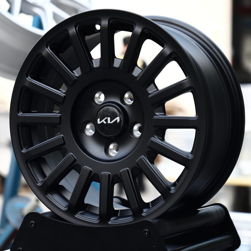KIA Matte Black 15-Spoke Forged Wheels – Kia K5 Fitment (19-22in, 5x114.3) view 2