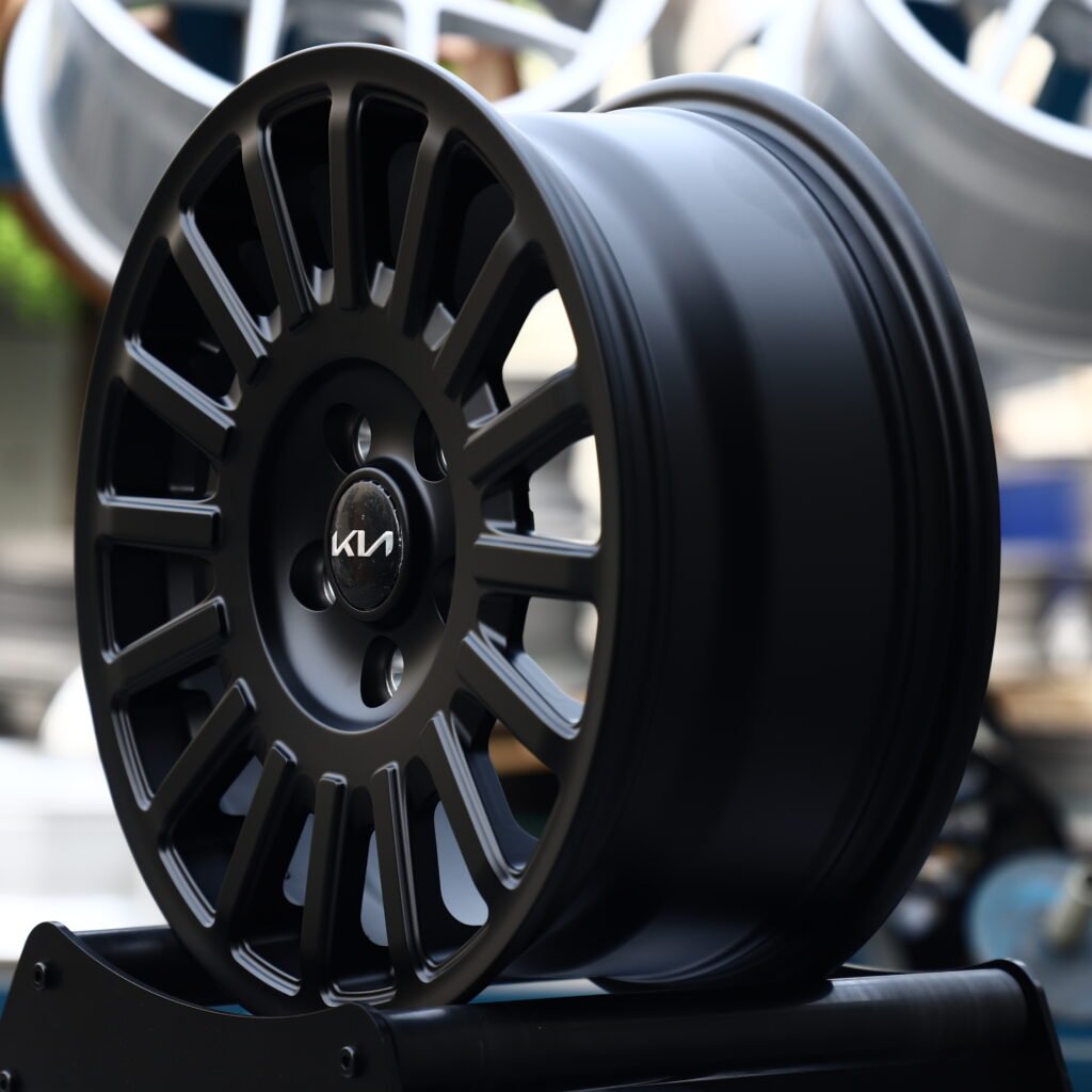 KIA Matte Black 15-Spoke Forged Wheels – Kia K5 Fitment (19-22in, 5x114.3) view 3