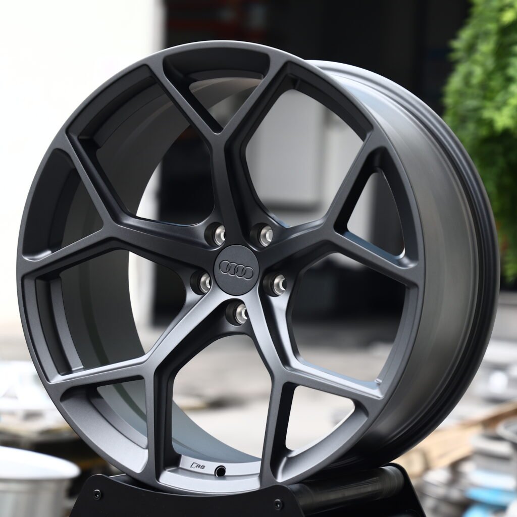 CRG Matte Gunmetal 5-Spoke Y-Design Forged Wheels – Audi RS5 Sedan Fitment (20-21in, 5x112) view 2