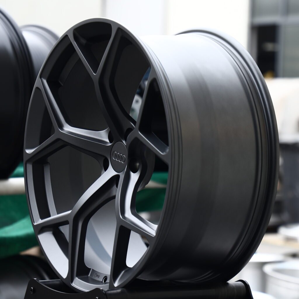 CRG Matte Gunmetal 5-Spoke Y-Design Forged Wheels – Audi RS5 Sedan Fitment (20-21in, 5x112) view 3