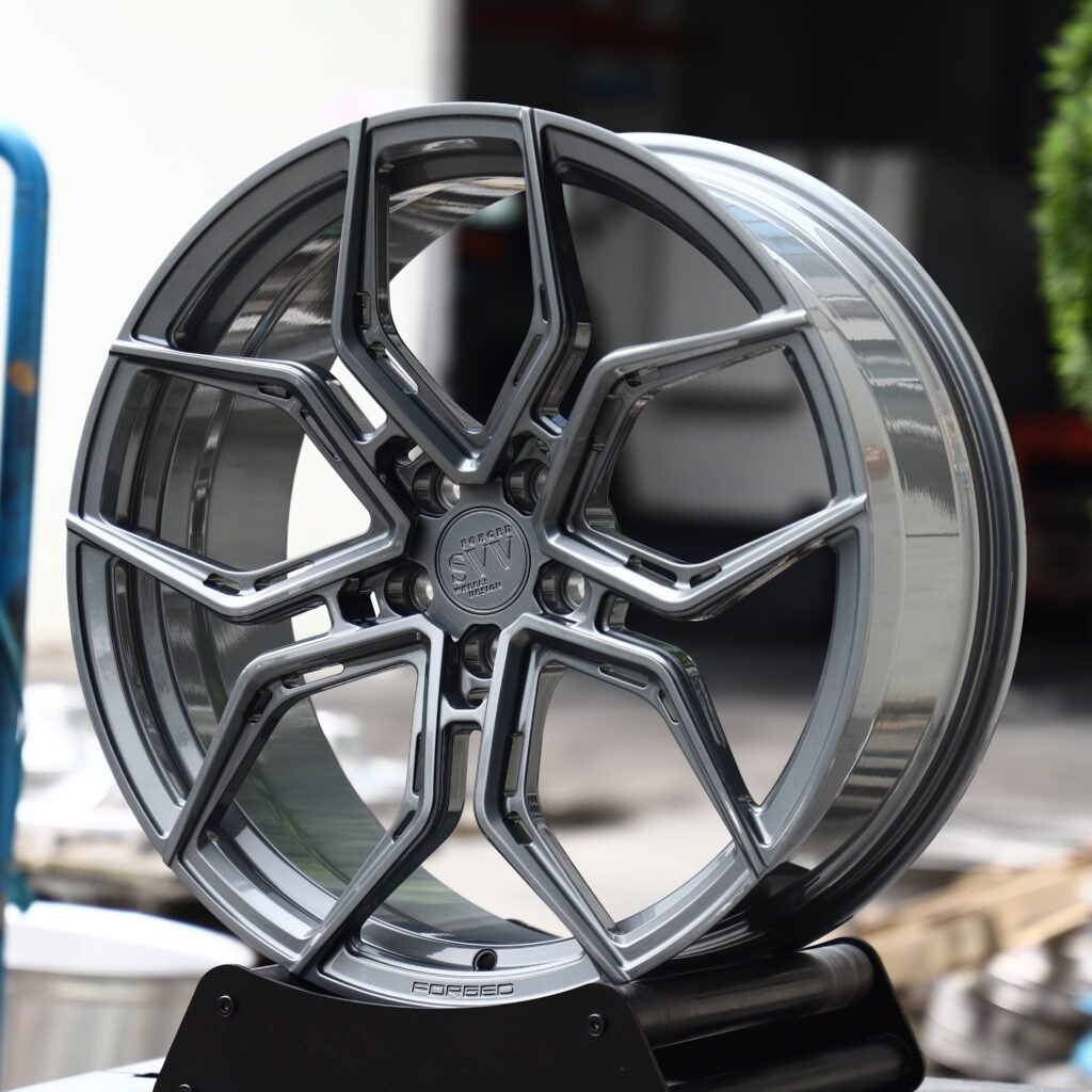 SVV Matte Gunmetal 5-Spoke Y-Design Forged Wheels – BMW M3 CS Handschalter Fitment (19-21in, 5x112) view 2