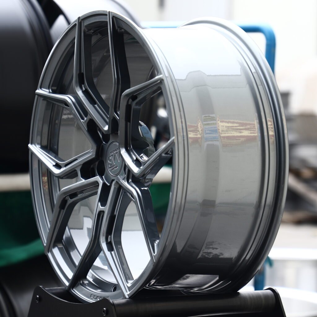 SVV Matte Gunmetal 5-Spoke Y-Design Forged Wheels – BMW M3 CS Handschalter Fitment (19-21in, 5x112) view 3