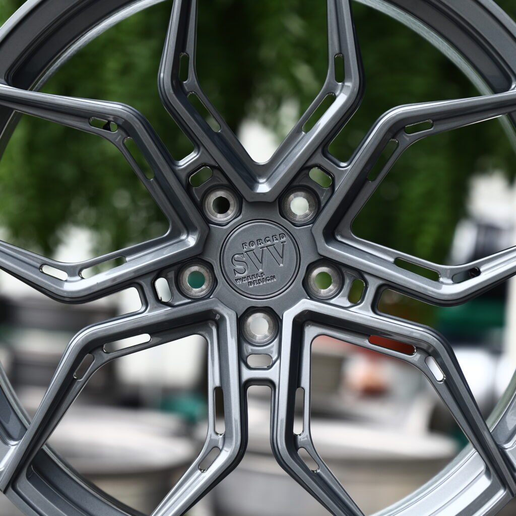 SVV Matte Gunmetal 5-Spoke Y-Design Forged Wheels – BMW M3 CS Handschalter Fitment (19-21in, 5x112) view 4