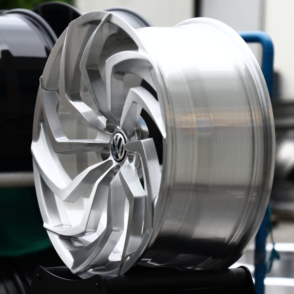 VW Brushed Silver 5-Spoke Forged Wheels – Volkswagen Golf GTI Edition 50 Fitment (19-20in, 5x112) view 3