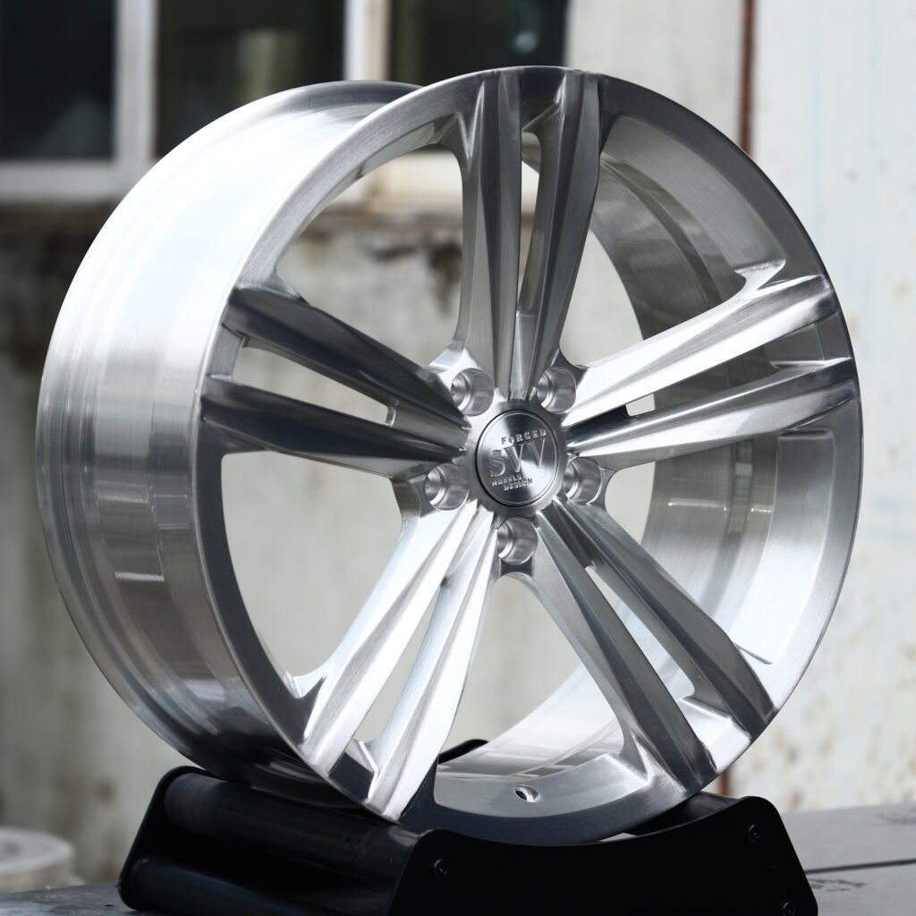 SVV Brushed Silver 10-Spoke Y-Design Forged Wheels – BMW M3 CS Handschalter Fitment (19-21in, 5x112) view 2