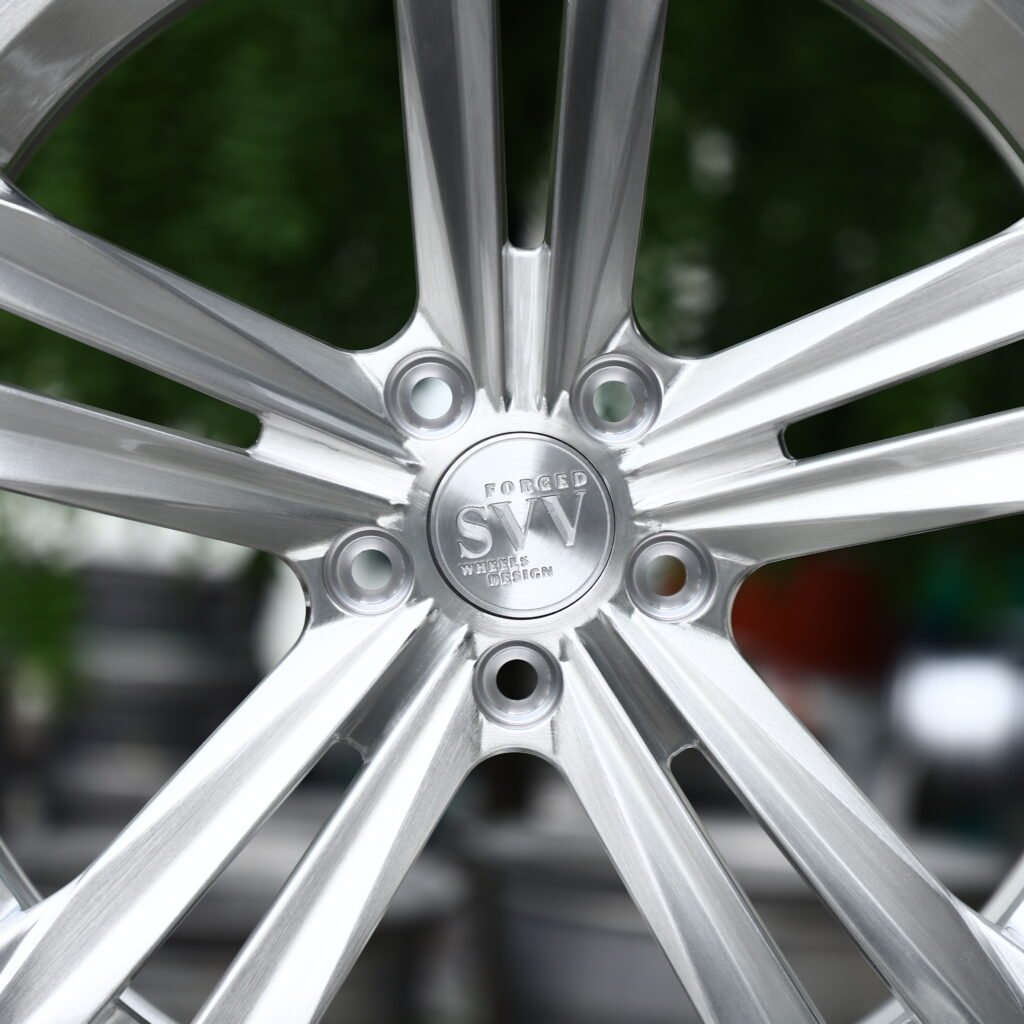 SVV Brushed Silver 10-Spoke Y-Design Forged Wheels – BMW M3 CS Handschalter Fitment (19-21in, 5x112) view 4