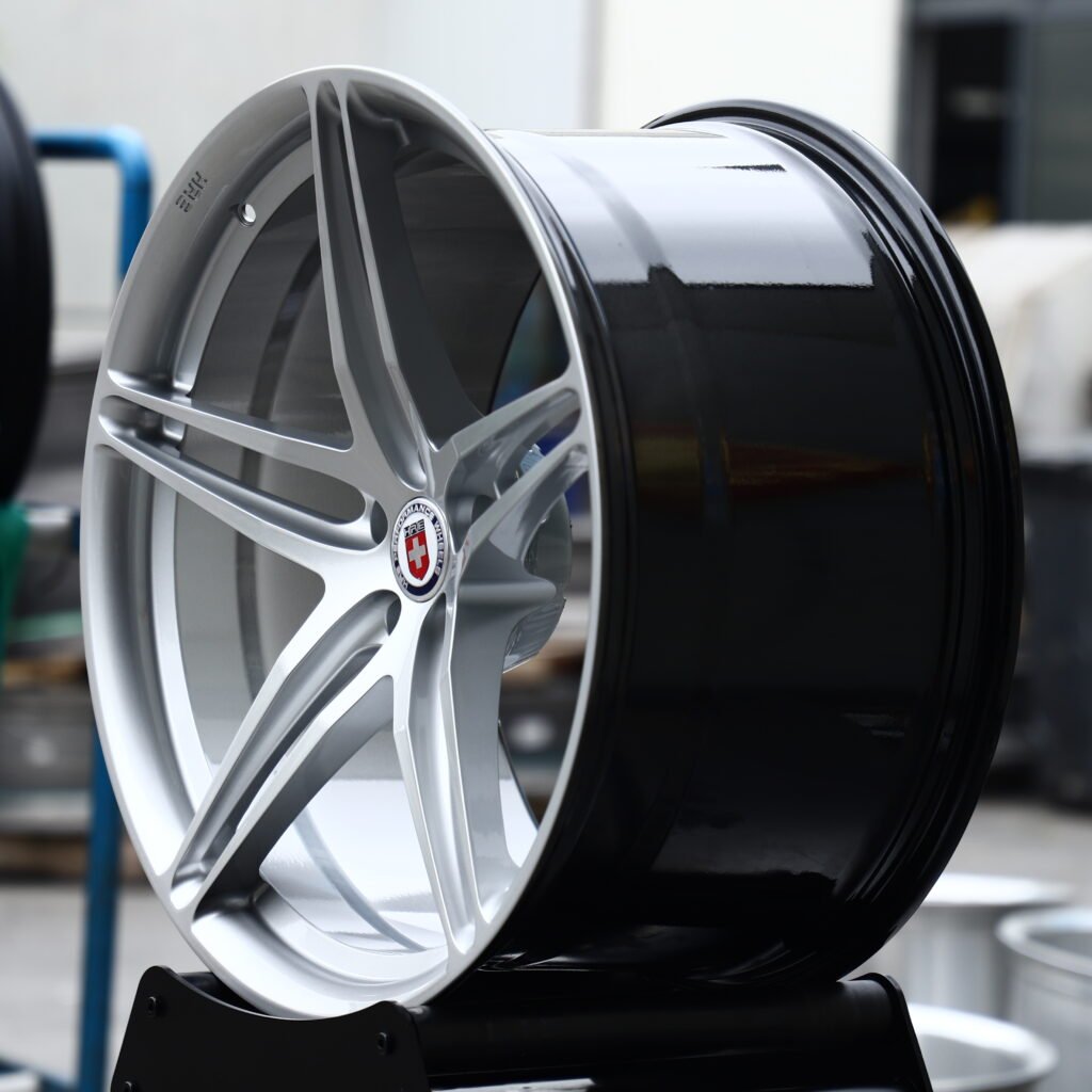 HRE P107 Brushed Silver 5-Spoke Forged Wheels – Mercedes-Benz S-Class Maybach Fitment (19-22in, 5x112) view 3