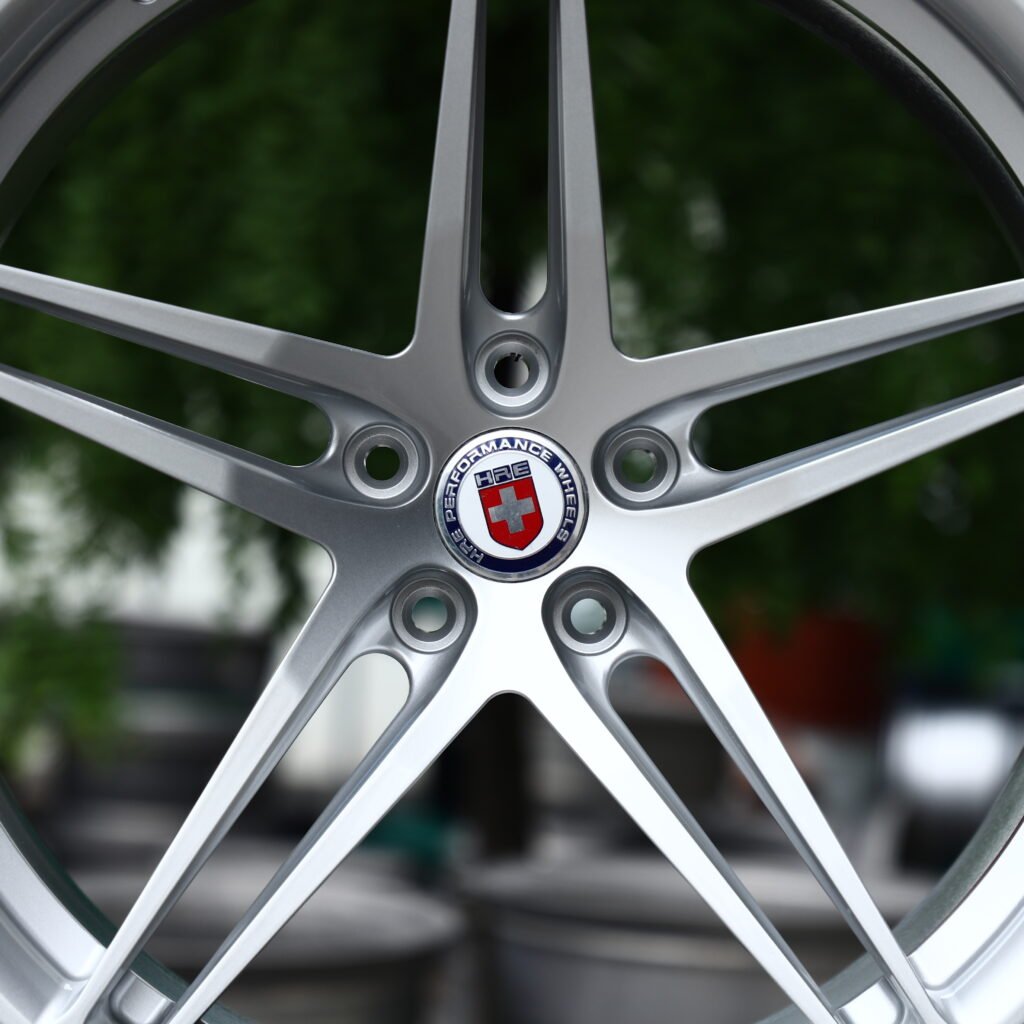 HRE P107 Brushed Silver 5-Spoke Forged Wheels – Mercedes-Benz S-Class Maybach Fitment (19-22in, 5x112) view 4