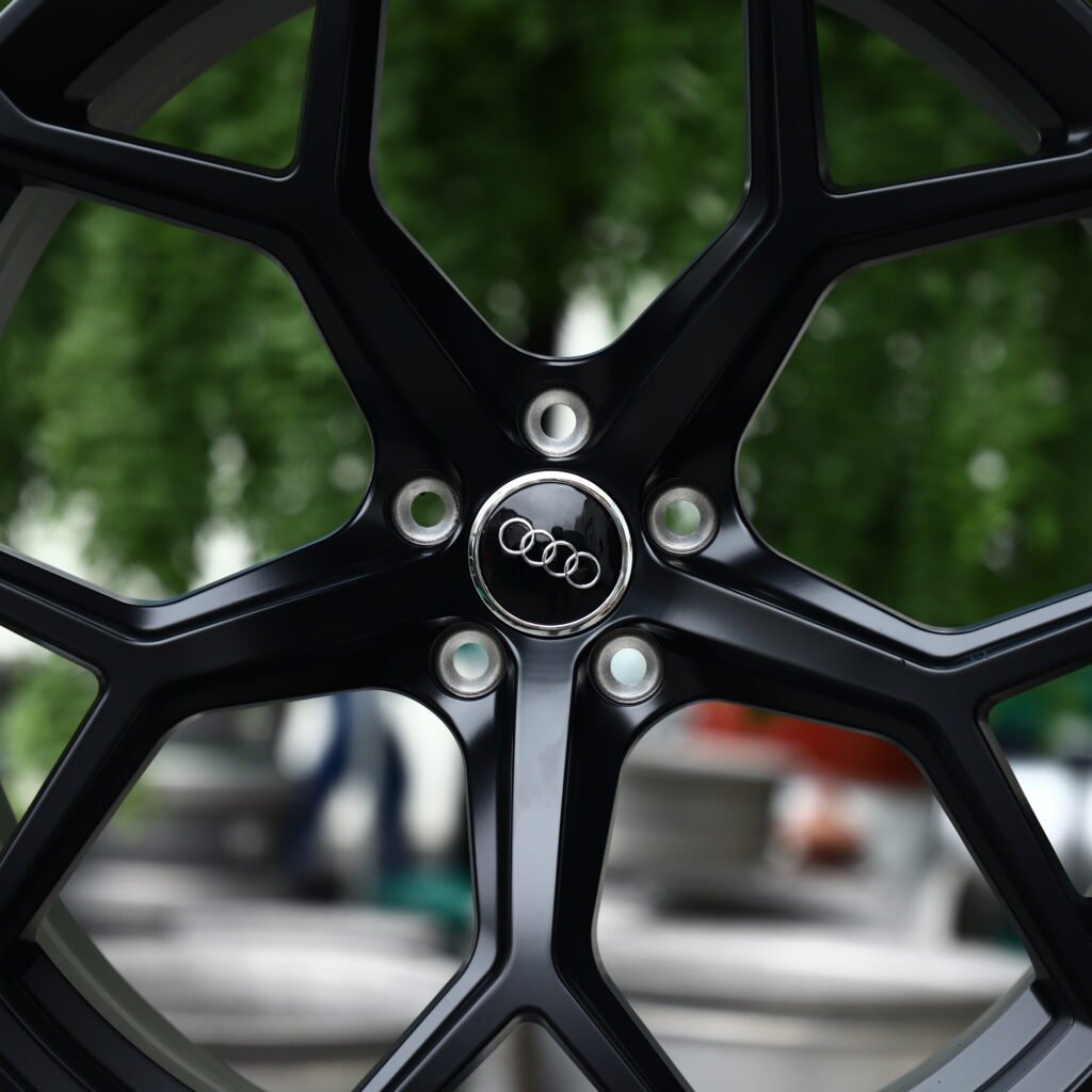Audi RS Matte Black 5-Spoke Y-Design Forged Wheels – Audi A8 L 60 TFSI e Fitment (19-22in, 5x112) view 4
