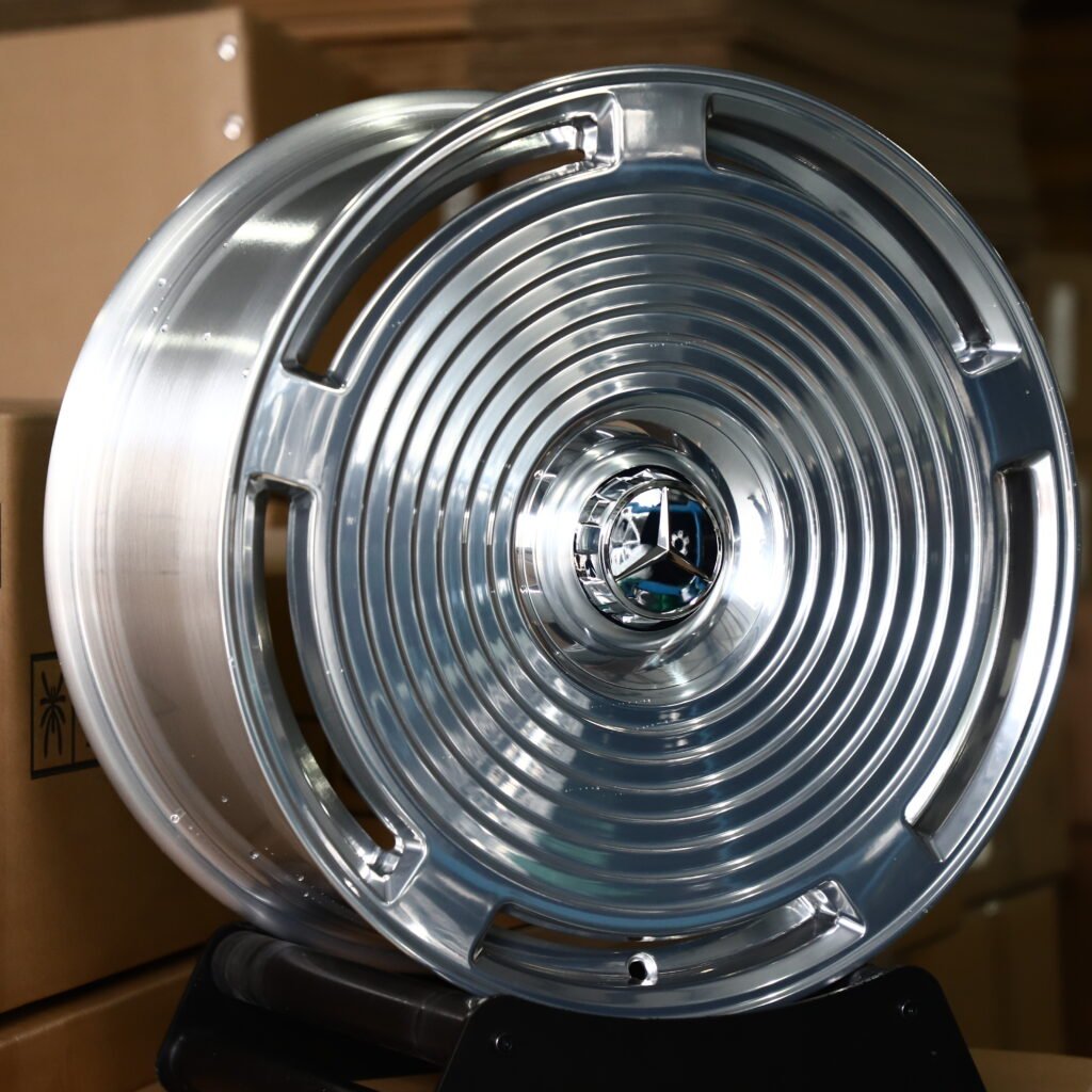 Full Polished Chrome Silver Mesh Multi-Spoke Forged Wheels – Mercedes-Benz S-Class Maybach Fitment (19-22in, 5x112) view 2