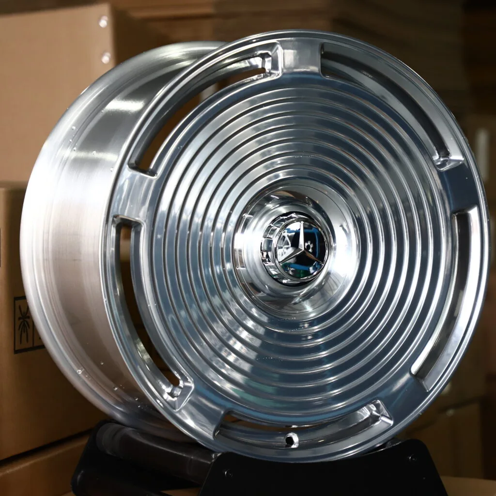 Full Polished Chrome Silver Mesh Multi-Spoke Forged Wheels – Mercedes-Benz S-Class Maybach Fitment (19-22in, 5x112) view 2