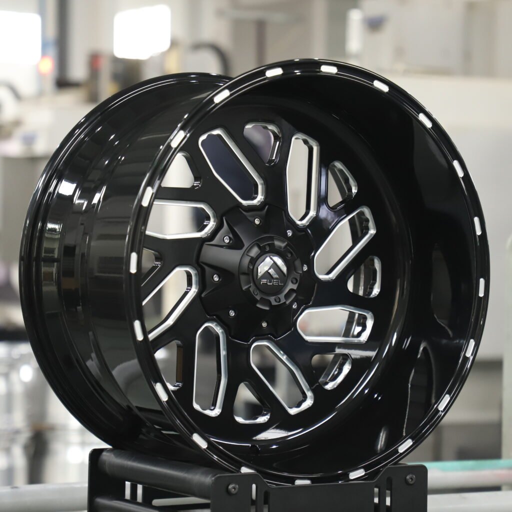Fuel Off-Road Gloss Black Milled Wheels – Ford F-350 Fitment (20-22in, 8×170) view 2
