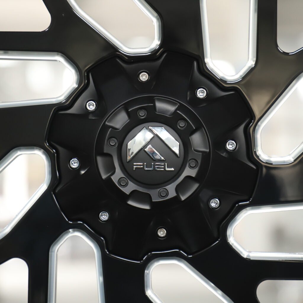 Fuel Off-Road Gloss Black Milled Wheels – Ford F-350 Fitment (20-22in, 8×170) view 3