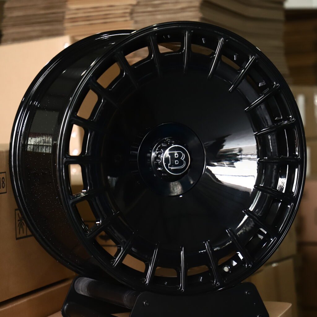 BRABUS Gloss Black Mesh Multi-Spoke Forged Wheels – Brabus 700 Widestar Fitment (19-24in, 5x112) view 2