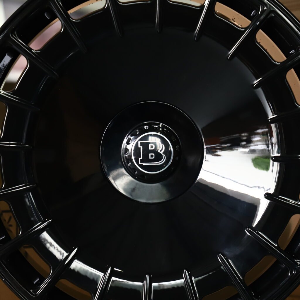 BRABUS Gloss Black Mesh Multi-Spoke Forged Wheels – Brabus 700 Widestar Fitment (19-24in, 5x112) view 4