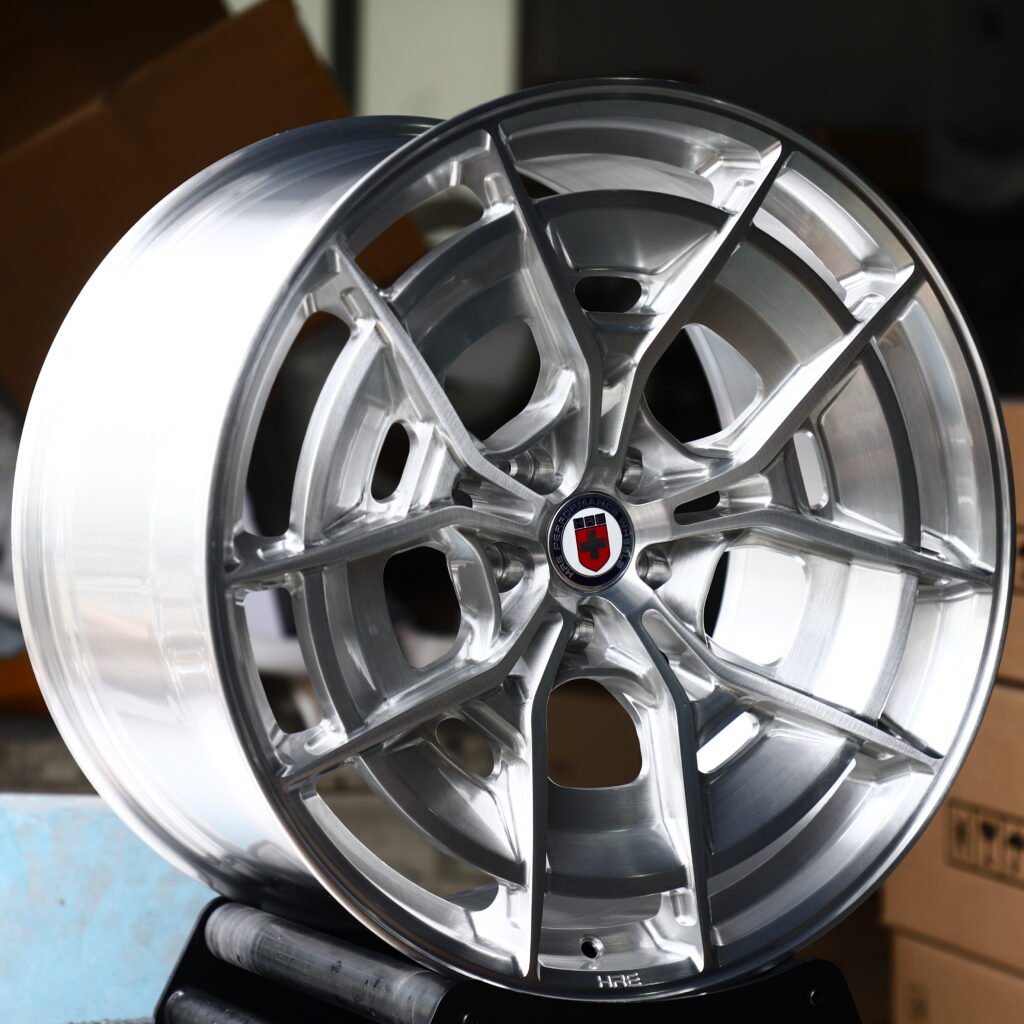 HRE Brushed Silver 5-Spoke Forged Wheels – Mercedes-Benz S-Class Maybach Fitment (19-22in, 5x112) view 2