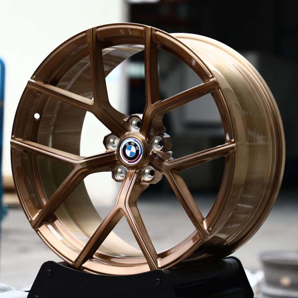 BMW Style 437M Clear Copper Tint 5-Spoke Y-Design Forged Wheels – BMW M340i xDrive Sedan Fitment (19-20in, 5x112) view 2