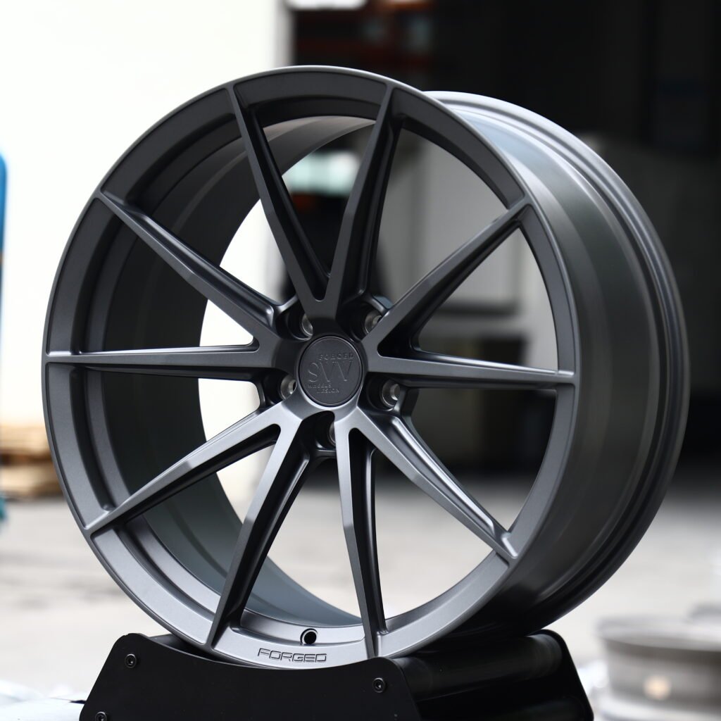 SVV Matte Gunmetal 10-Spoke Y-Design Forged Wheels – BMW M3 CS Handschalter Fitment (19-21in, 5x112) view 2