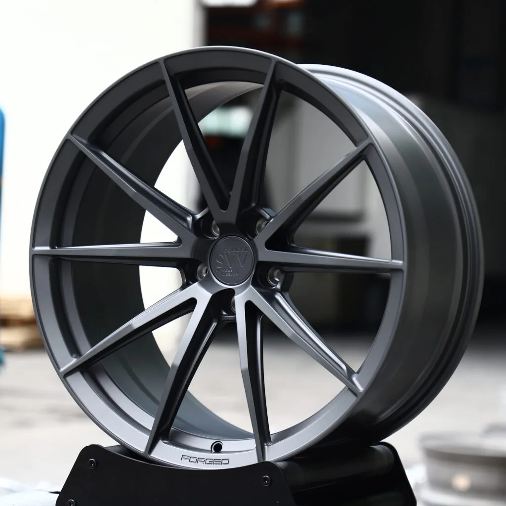 SVV Matte Gunmetal 10-Spoke Y-Design Forged Wheels – BMW M3 CS Handschalter Fitment (19-21in, 5x112) view 2