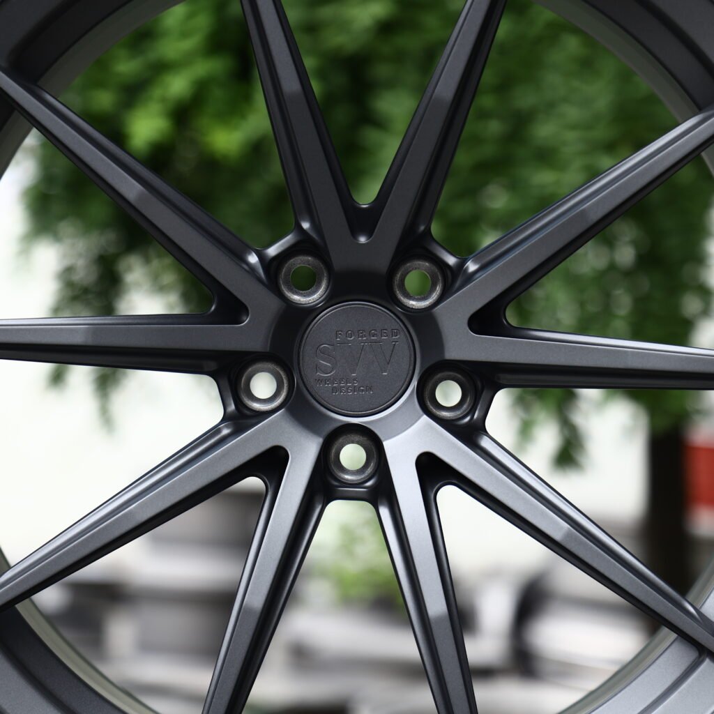 SVV Matte Gunmetal 10-Spoke Y-Design Forged Wheels – BMW M3 CS Handschalter Fitment (19-21in, 5x112) view 4