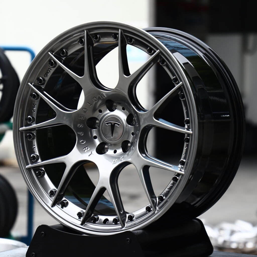 Tesla Motorsport Matte Gunmetal 10-Spoke Y-Design Forged Wheels – Tesla Model Y Performance Fitment (18-21in, 5x114.3) view 2