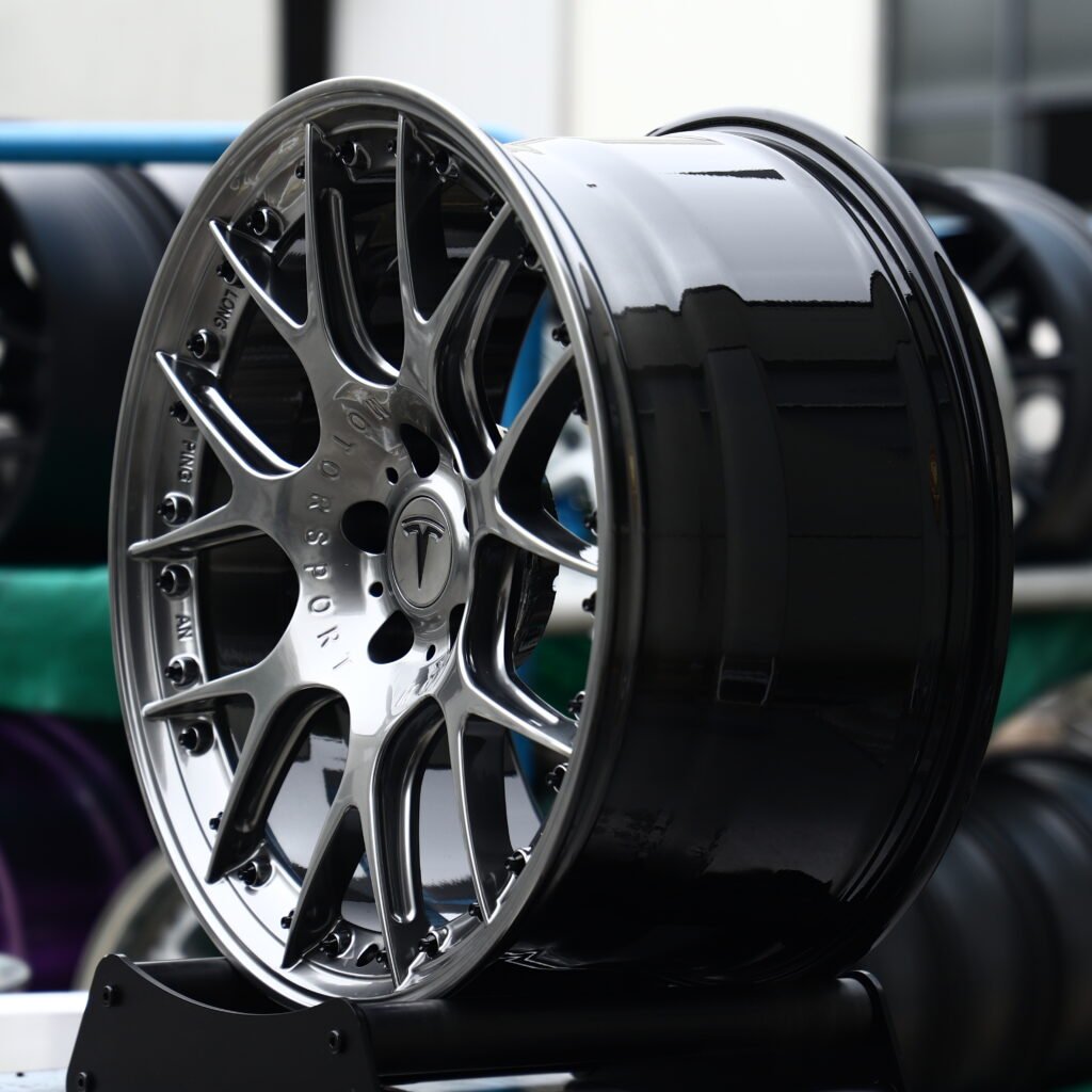 Tesla Motorsport Matte Gunmetal 10-Spoke Y-Design Forged Wheels – Tesla Model Y Performance Fitment (18-21in, 5x114.3) view 3