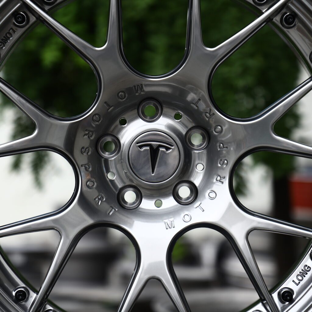 Tesla Motorsport Matte Gunmetal 10-Spoke Y-Design Forged Wheels – Tesla Model Y Performance Fitment (18-21in, 5x114.3) view 4