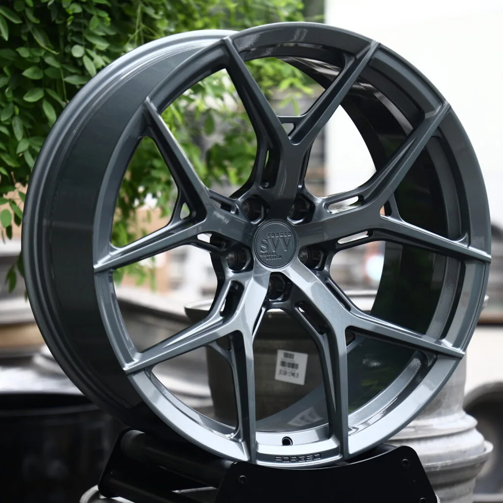 SVV Matte Gunmetal 5-Spoke Y-Design Forged Wheels – BMW M3 CS Handschalter Fitment (19-21in, 5x112) – Design 2 view 2