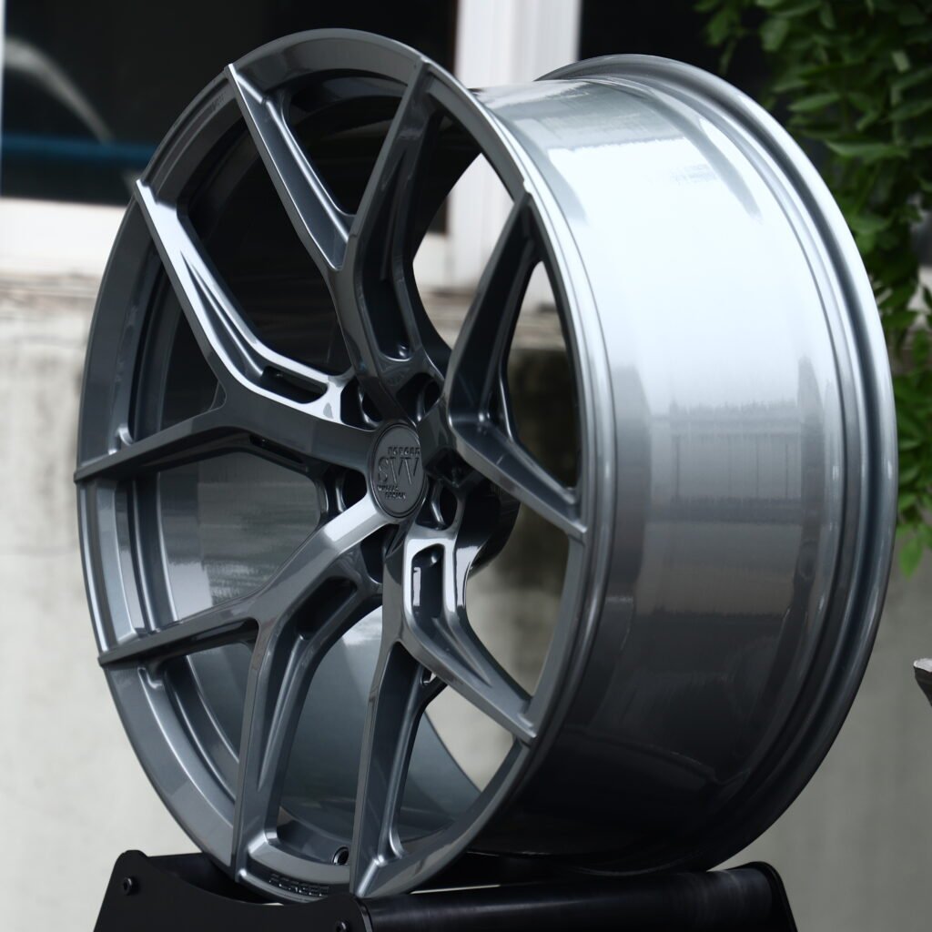 SVV Matte Gunmetal 5-Spoke Y-Design Forged Wheels – BMW M3 CS Handschalter Fitment (19-21in, 5x112) – Design 2 view 3