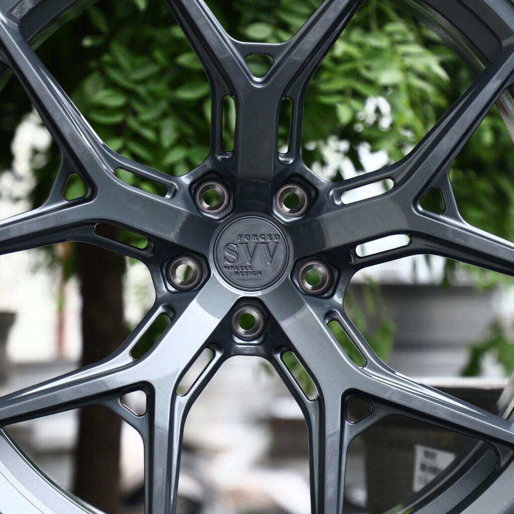 SVV Matte Gunmetal 5-Spoke Y-Design Forged Wheels – BMW M3 CS Handschalter Fitment (19-21in, 5x112) – Design 2 view 4