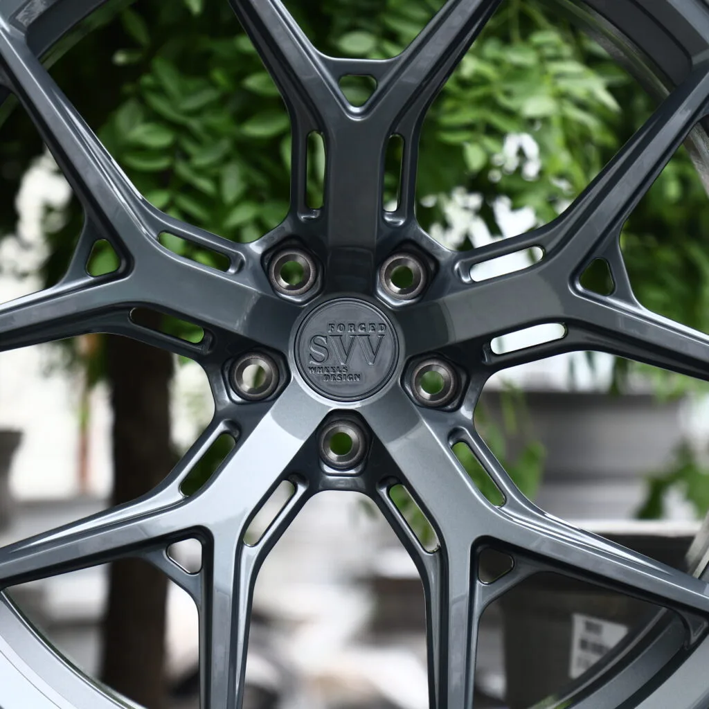 SVV Matte Gunmetal 5-Spoke Y-Design Forged Wheels – BMW M3 CS Handschalter Fitment (19-21in, 5x112) – Design 2 view 4