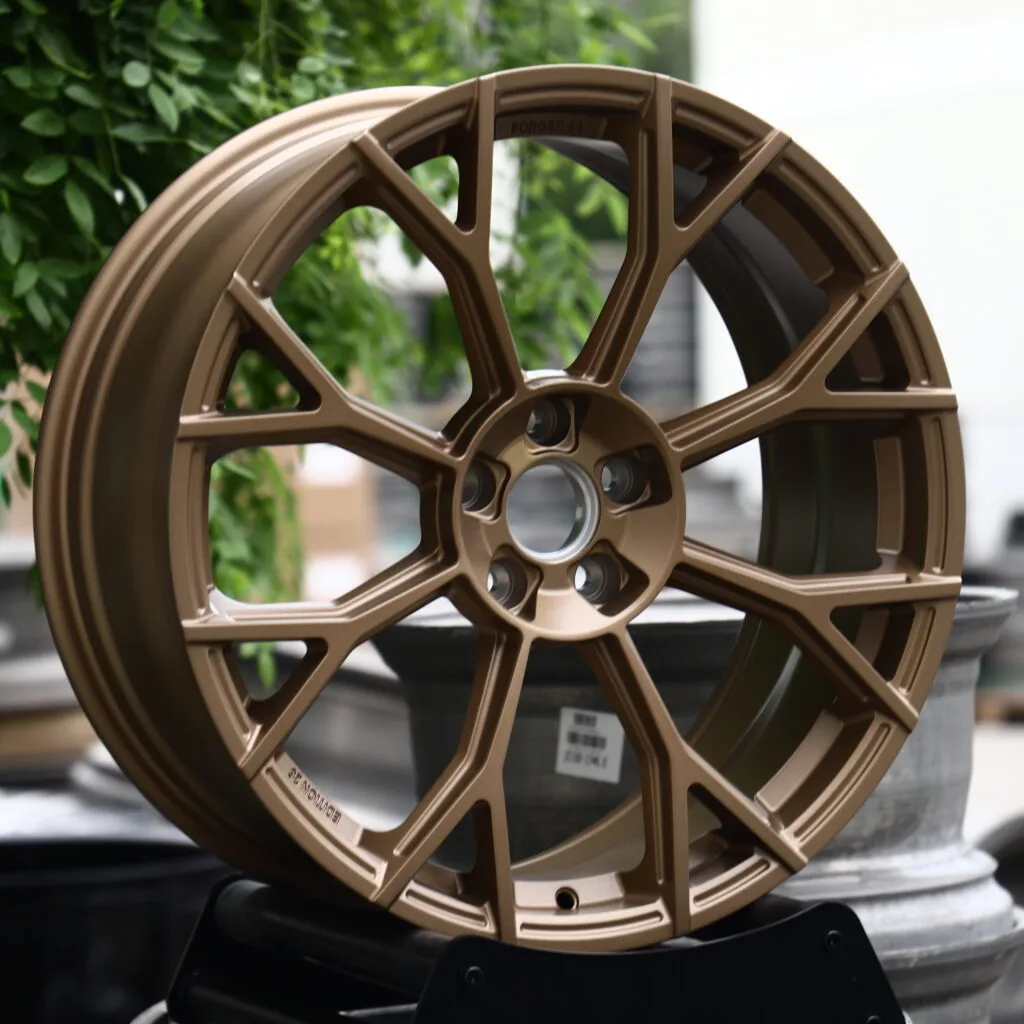 EDITION 26 Matte Bronze 10-Spoke Y-Design Forged Wheels – Mercedes-Benz S-Class Maybach Fitment (19-22in, 5x112) view 2