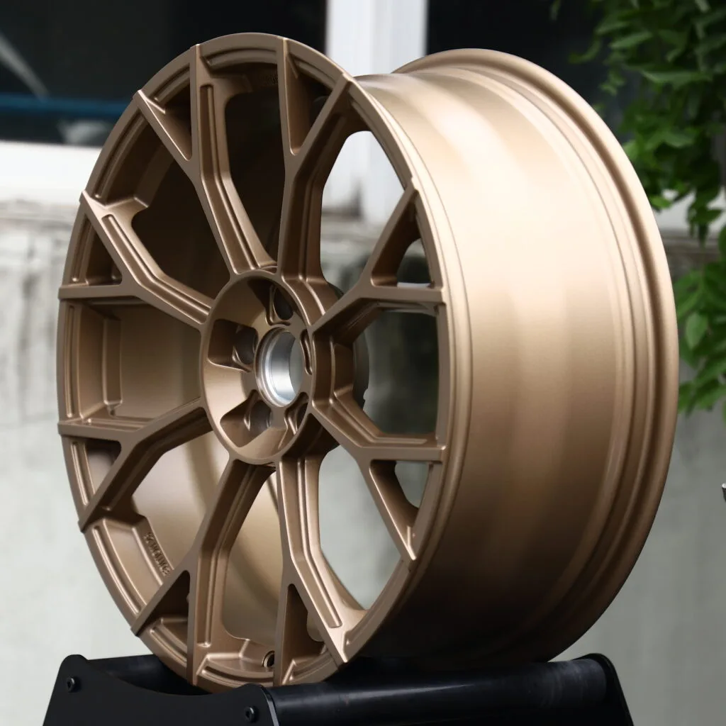 EDITION 26 Matte Bronze 10-Spoke Y-Design Forged Wheels – Mercedes-Benz S-Class Maybach Fitment (19-22in, 5x112) view 3