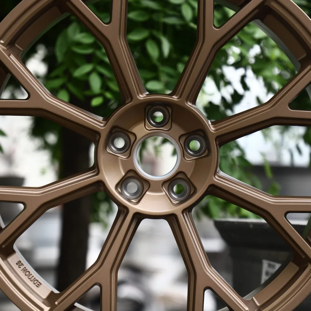 EDITION 26 Matte Bronze 10-Spoke Y-Design Forged Wheels – Mercedes-Benz S-Class Maybach Fitment (19-22in, 5x112) view 4