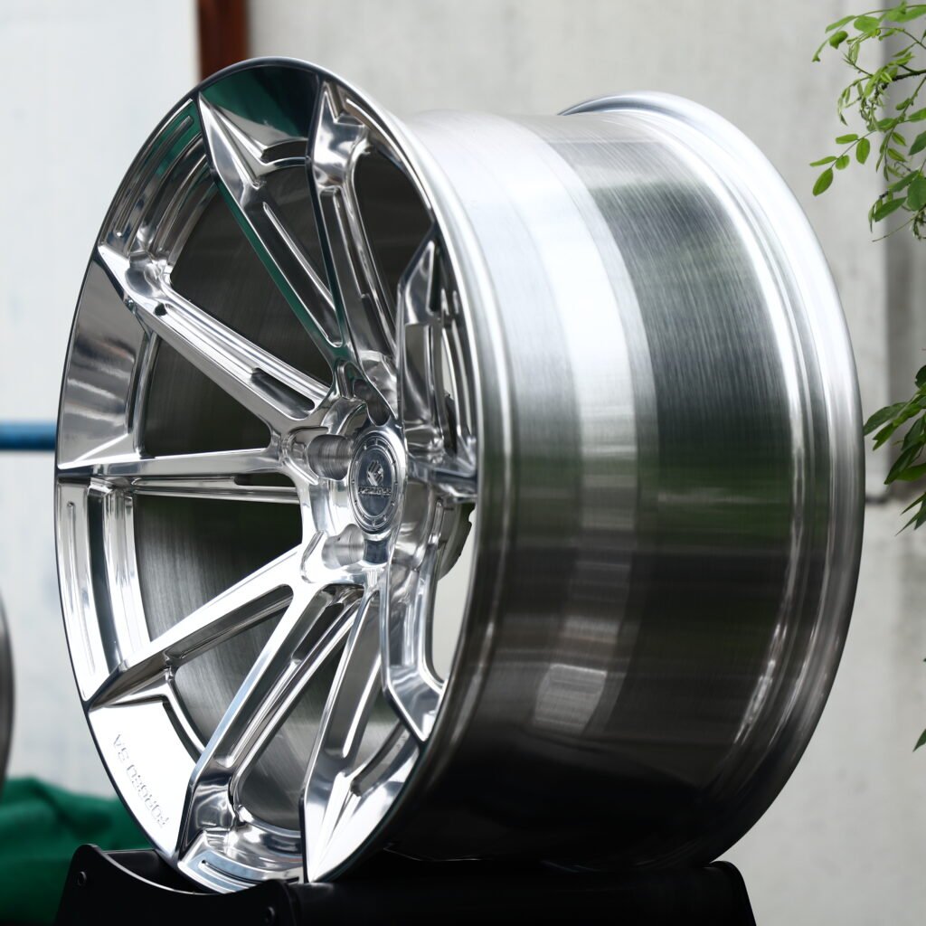 Machined Polished 10-Spoke Forged Wheels – Mercedes-Benz S-Class Maybach Fitment (19-22in, 5x112) view 3
