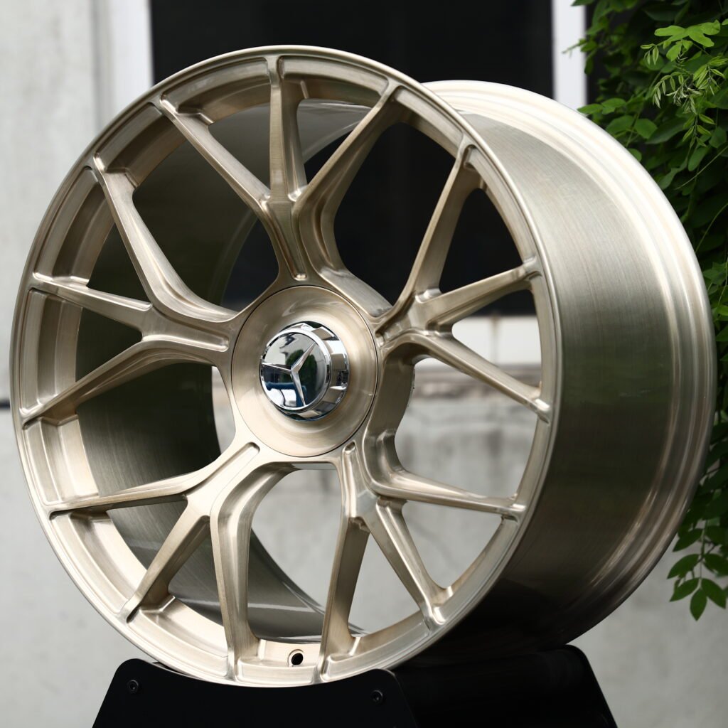 Clear Copper Tint 10-Spoke Y-Design Forged Wheels – Mercedes-Benz S-Class Maybach Fitment (19-22in, 5x112) view 2