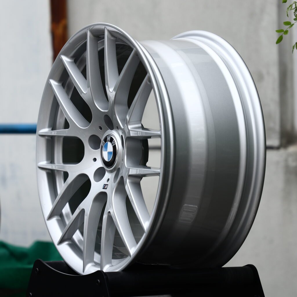 BMW Style 359M Brushed Silver Mesh Multi-Spoke Forged Wheels – BMW M3 CS Handschalter Fitment (19-21in, 5x112) view 3