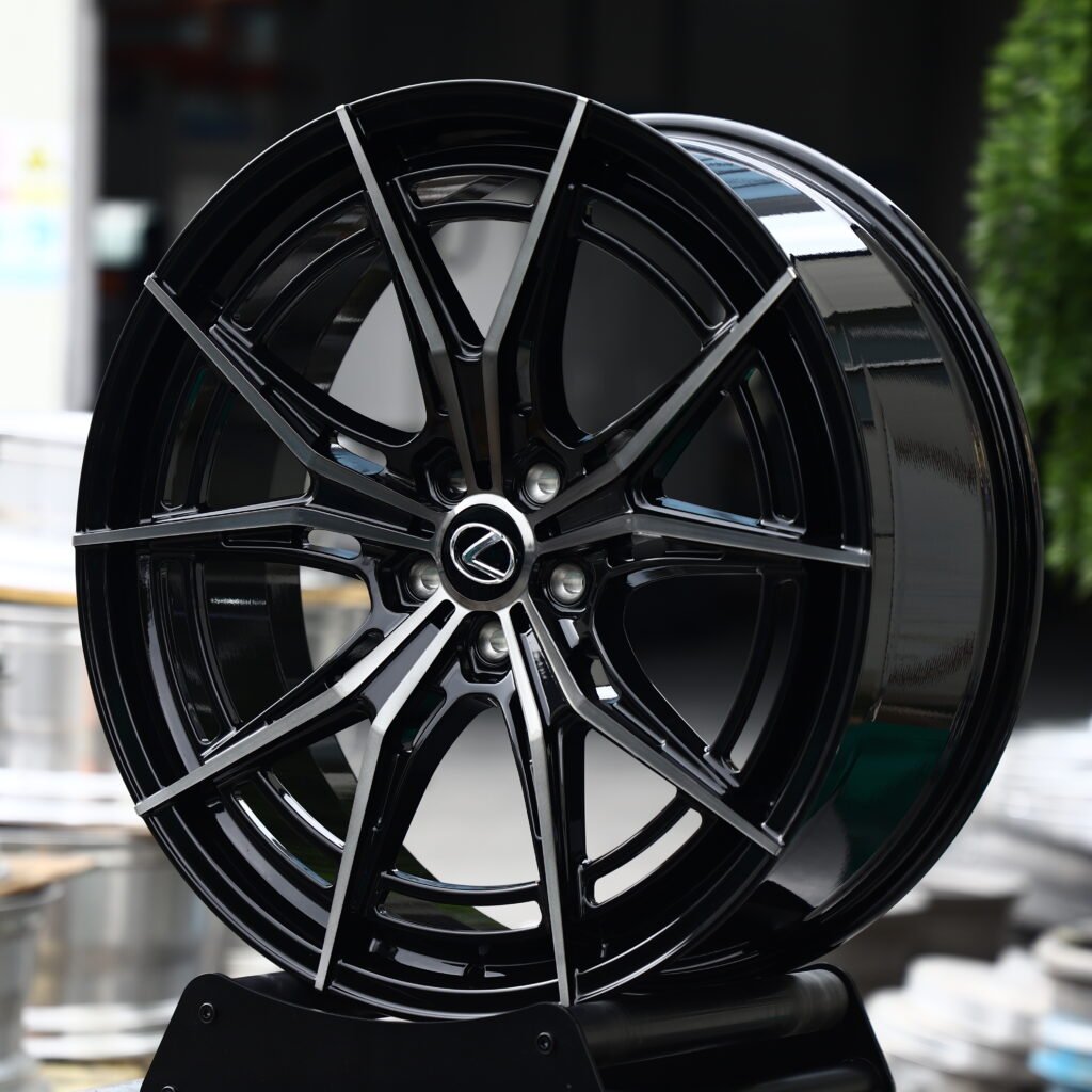 Lexus Machined Face 5-Spoke Y-Design Forged Wheels – Lexus IS 500 Launch Edition Fitment (19-22in, 5x114.3) view 2