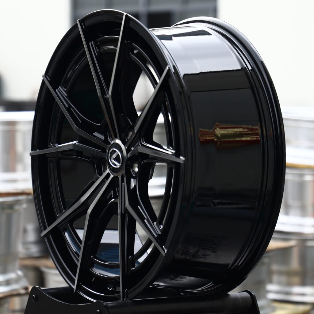 Lexus Machined Face 5-Spoke Y-Design Forged Wheels – Lexus IS 500 Launch Edition Fitment (19-22in, 5x114.3) view 3