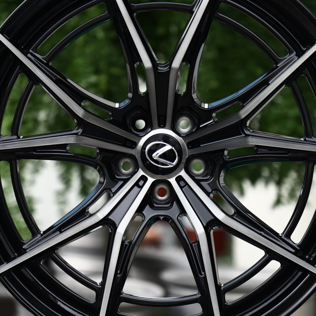 Lexus Machined Face 5-Spoke Y-Design Forged Wheels – Lexus IS 500 Launch Edition Fitment (19-22in, 5x114.3) view 4