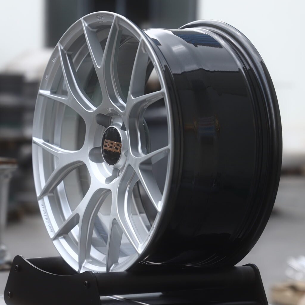 BBS High-Gloss Silver 10-Spoke Y-Design Forged Wheels – BMW M3 CS Handschalter Fitment (19-21in, 5x112) view 3