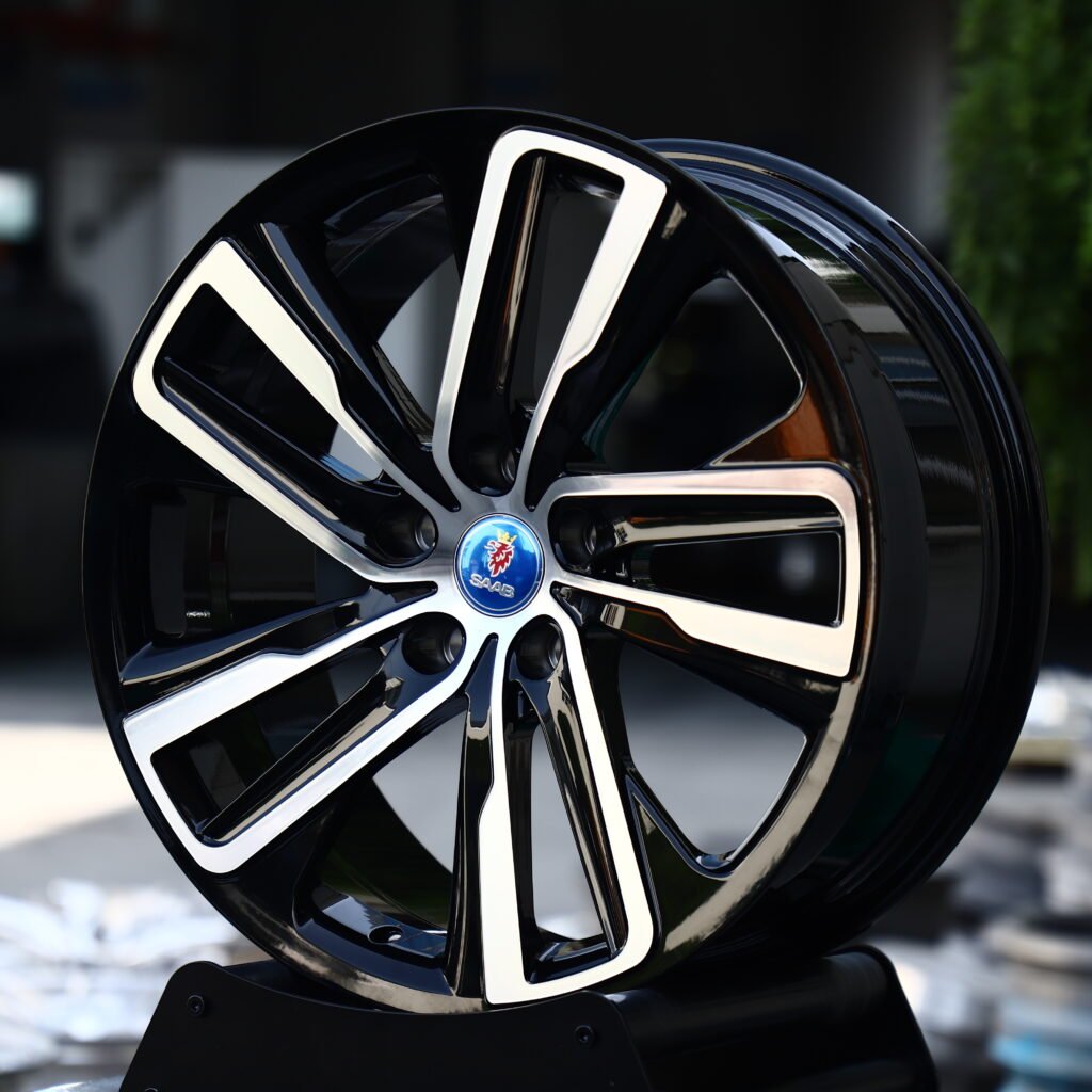 SAAB Machined Face 10-Spoke Y-Design Forged Wheels – Saab 9-5 SportWagon Fitment (19-22in, 5x120) view 2