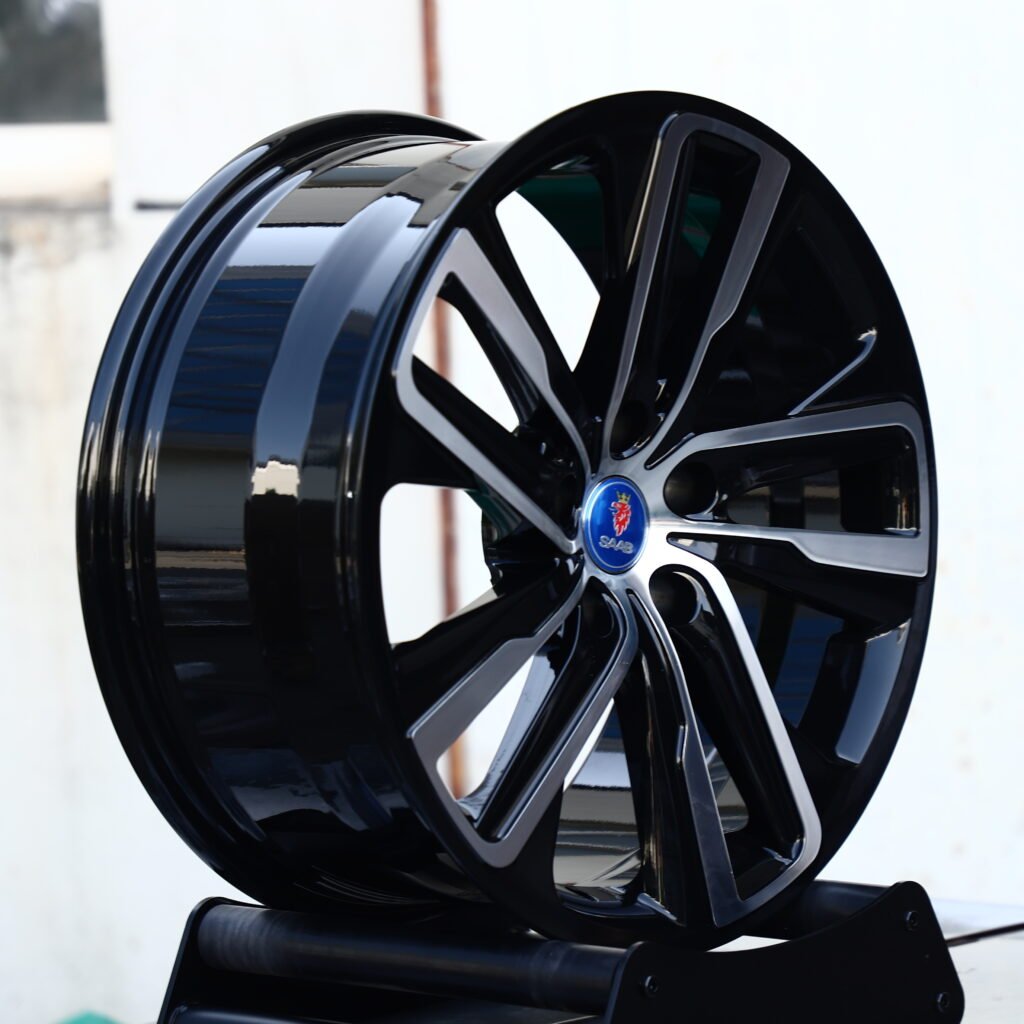 SAAB Machined Face 10-Spoke Y-Design Forged Wheels – Saab 9-5 SportWagon Fitment (19-22in, 5x120) view 3