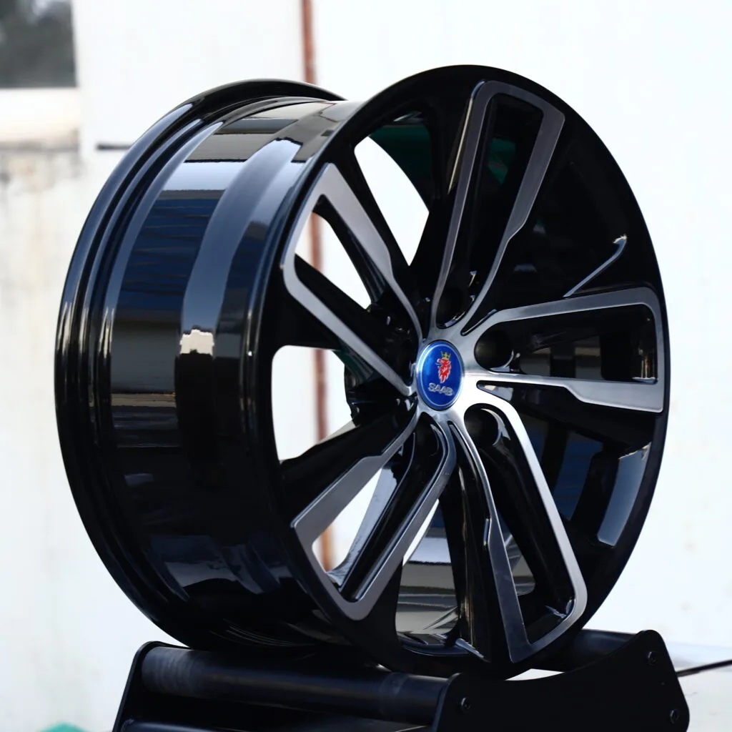 SAAB Machined Face 10-Spoke Y-Design Forged Wheels – Saab 9-5 SportWagon Fitment (19-22in, 5x120) view 3
