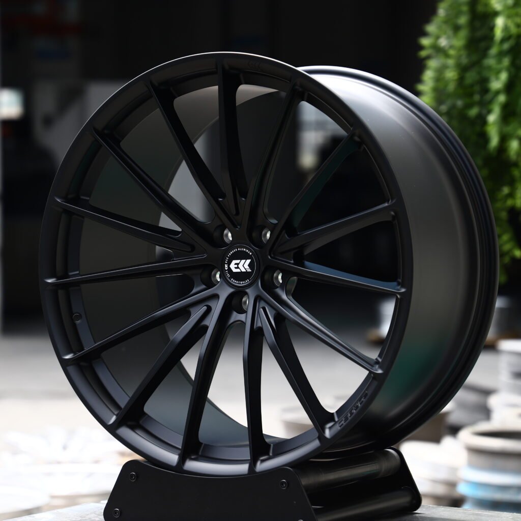 EKK Matte Black 15-Spoke Forged Wheels – BMW M3 CS Handschalter Fitment (19-22in, 5x112) view 2