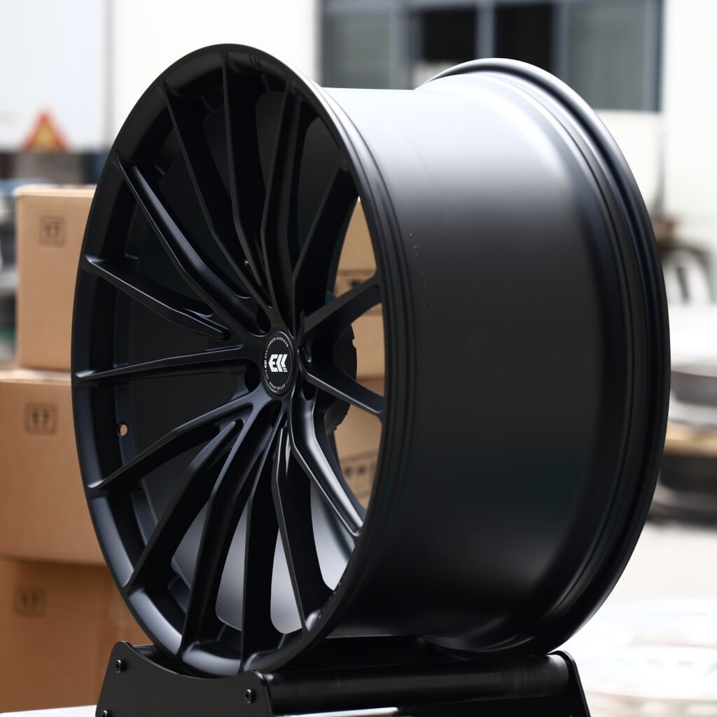 EKK Matte Black 15-Spoke Forged Wheels – BMW M3 CS Handschalter Fitment (19-22in, 5x112) view 3