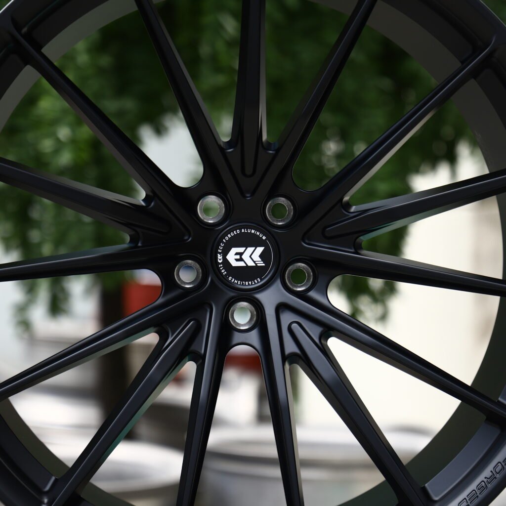 EKK Matte Black 15-Spoke Forged Wheels – BMW M3 CS Handschalter Fitment (19-22in, 5x112) view 4