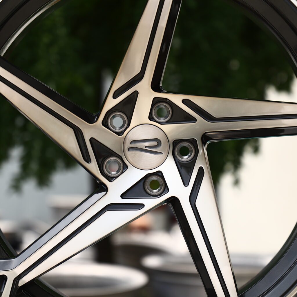 RAWACE Machined Face 5-Spoke Forged Wheels – Porsche 911 Turbo S Fitment (19-21in, 5x112) view 4