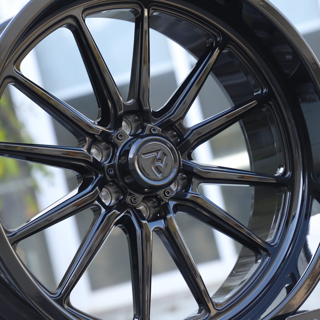 Carson Racing Gloss Black Multi-Spoke Forged Wheels – GMC Sierra 2500HD Denali Fitment (20-22in, 8×180) H-Type кованые диски