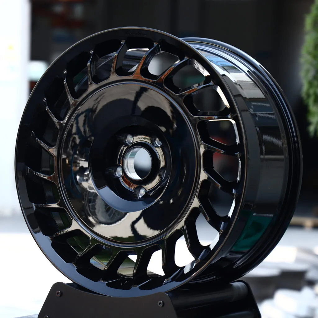 NEUXION Gloss Black 3-Spoke Mesh Forged Wheels – Mercedes-Benz S-Class Maybach Fitment (19-22in, 5x112) view 2